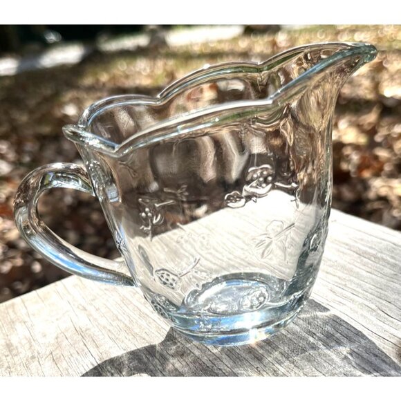 Anchor Hocking Savannah Clear Glass Creamer - Picture 3 of 16